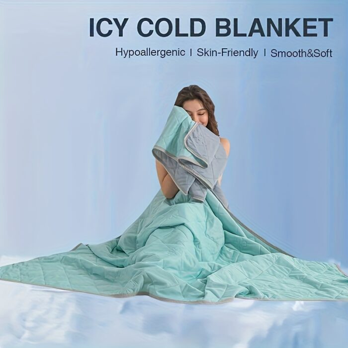 Cooling Blanket for Hot Sleepers – Lightweight Breathable Bamboo‑Blend Throw - Image 17
