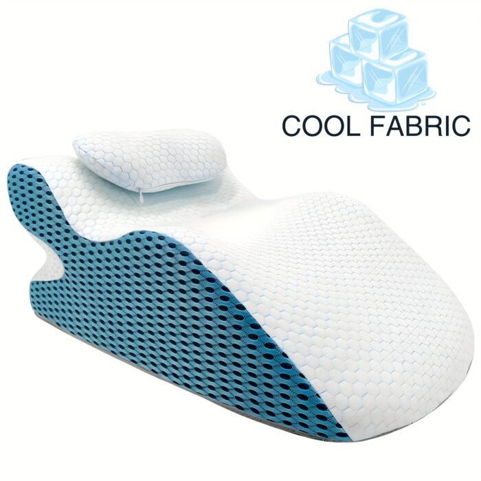 Supportive Bed Wedge Pillow – Multi-Use Foam Cushion with Headrest & Washable Cover - Image 10