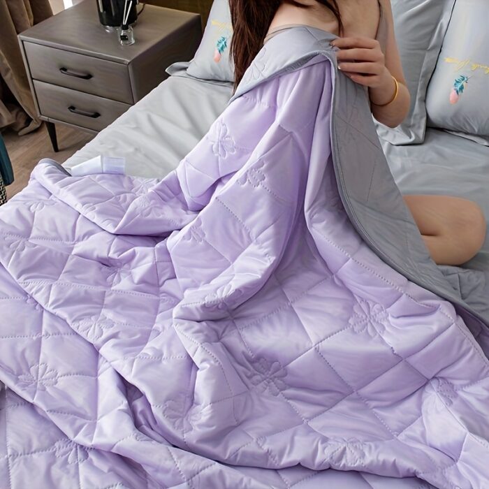 Cooling Blanket for Hot Sleepers – Lightweight Breathable Bamboo‑Blend Throw - Image 13
