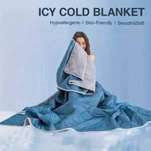 Cooling Blanket for Hot Sleepers – Lightweight Breathable Bamboo‑Blend Throw