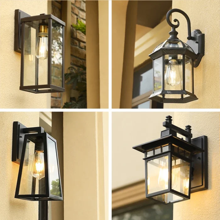 Modern Outdoor Waterproof Wall Lamp – Villa Corridor & Garden Lighting for Balcony & Terrace - Image 5