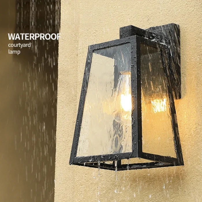 Modern Outdoor Waterproof Wall Lamp – Villa Corridor & Garden Lighting for Balcony & Terrace - Image 4