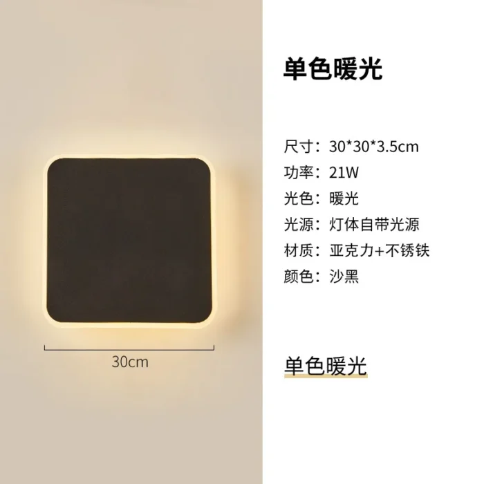 Minimalist Modern Round LED Outdoor Wall Light – Waterproof for Villa Corridor & Entryway - Image 10