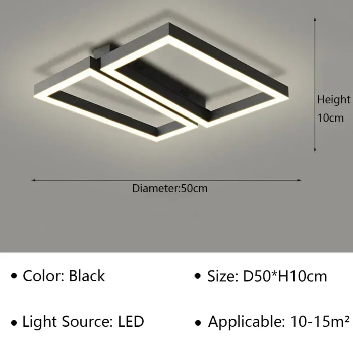 Modern LED Ceiling Chandelier – Creative Design Light Fixture for Living, Dining & Bedroom - Image 13