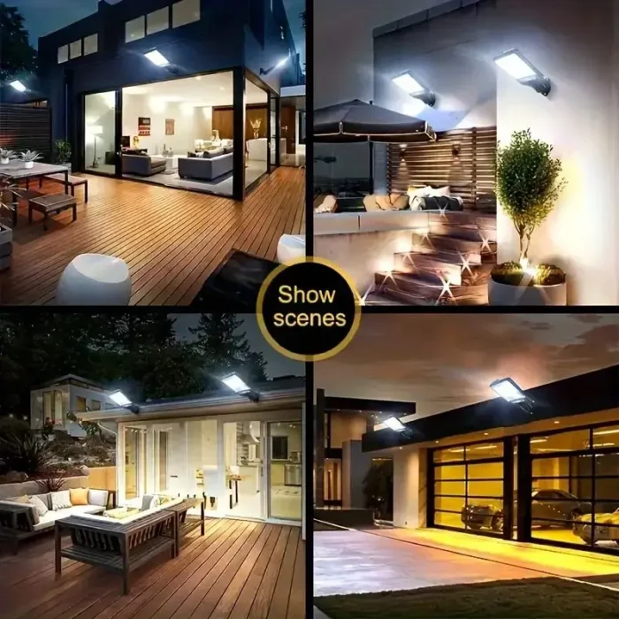 1/2/4-Pack Solar Street Lights – 108 COB LED with Remote & Motion Sensor, 3 Adjustable Modes - Image 2