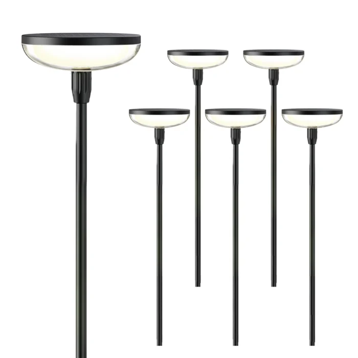 6-Pack Solar Path Lights – 31" Tall, 40 Lumens, Auto On/Off for Yard & Patio - Image 7