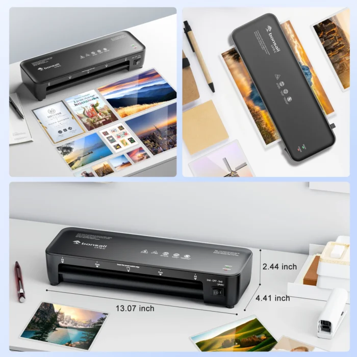 Bonsaii 9-Inch Thermal Laminator – Jam-Free Tech for Documents, Photos & Posters - Image 4
