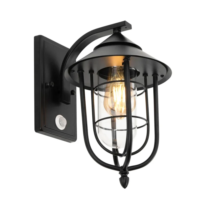 Outdoor Birdcage Sensor Wall Light – IP65 Waterproof LED Sconce with E26 Socket - Image 7