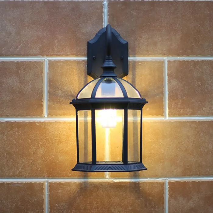Exterior Waterproof Porch Lantern – Wall Lighting Fixture Sconce