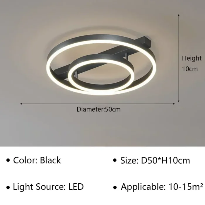 Modern LED Ceiling Chandelier – Creative Design Light Fixture for Living, Dining & Bedroom - Image 14