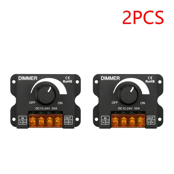 2–10PCS LED Dimmer Controller – PWM Stepless Brightness Adjuster for Single Color Strips - Image 13