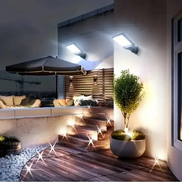 1/2/4-Pack Solar Street Lights – 108 COB LED with Remote & Motion Sensor, 3 Adjustable Modes - Image 5