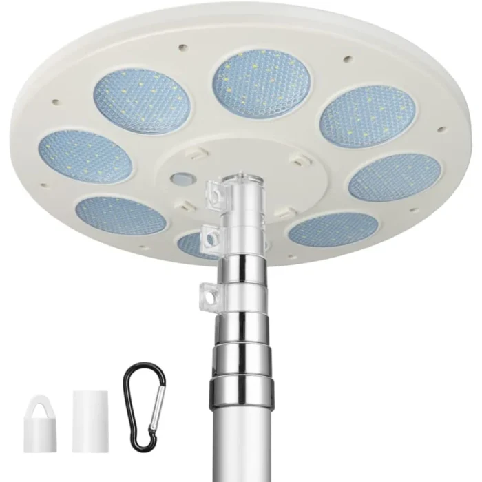Solar Flag Pole Light – 136 LEDs, Auto On/Off, Energy Saving for 15-30FT Flagpoles - Image 7