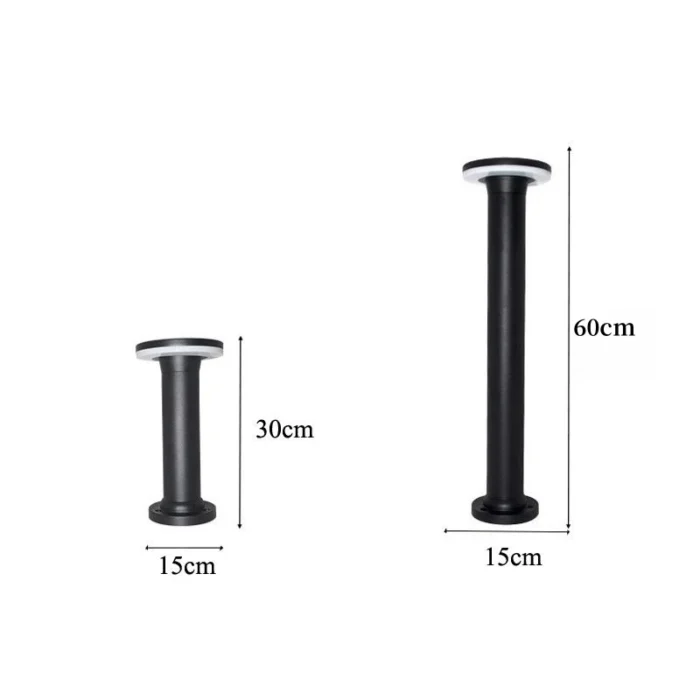 Outdoor Waterproof IP65 LED Lawn Lamp – 10W Aluminum Pillar, 30/60CM, AC85-265V - Image 6
