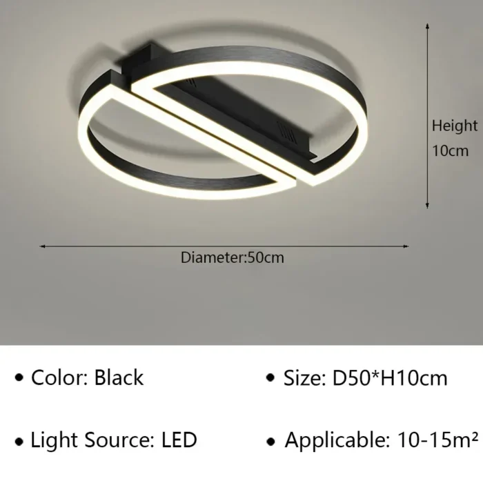 Modern LED Ceiling Chandelier – Creative Design Light Fixture for Living, Dining & Bedroom - Image 12