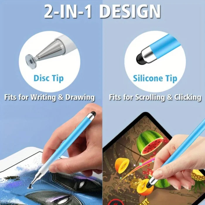 8pcs 2-in-1 Stylus Pens – High Sensitivity Capacitive Touchscreen Stylus for Drawing & Writing - Image 3