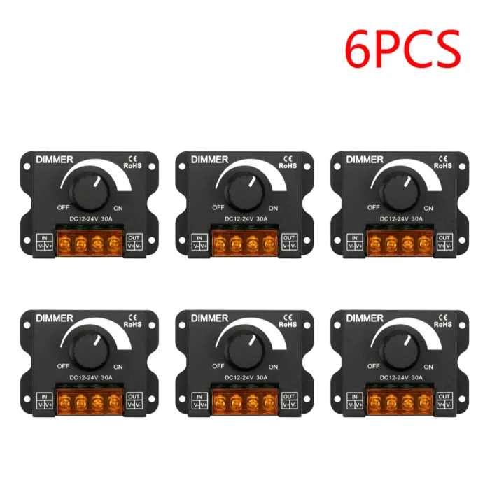 2–10PCS LED Dimmer Controller – PWM Stepless Brightness Adjuster for Single Color Strips - Image 12