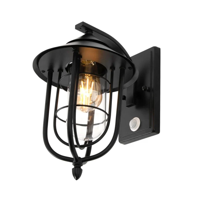 Outdoor Birdcage Sensor Wall Light – IP65 Waterproof LED Sconce with E26 Socket - Image 4