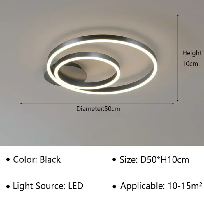 Modern LED Ceiling Chandelier – Creative Design Light Fixture for Living, Dining & Bedroom - Image 11