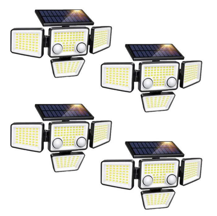 Solar Outdoor Lights - 3000LM 188 LED Motion Sensor Lights Solar Flood Security Lights for Backyard Yard Patio - Image 10