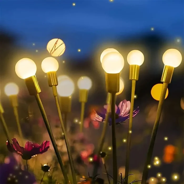 4PC Solar Firefly Lamps – Outdoor Camping & Garden Lawn Solar Lights - Image 6