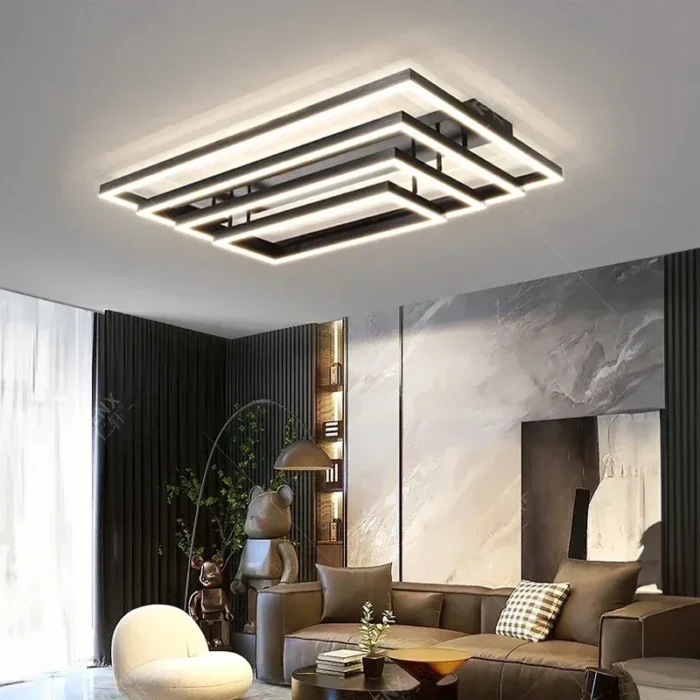 Modern LED Ceiling Chandelier – Creative Design Light Fixture for Living, Dining & Bedroom - Image 4