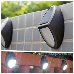 Solar Wall Lamp – Waterproof No-Wiring Step Light for Villa, Staircase & Courtyard Decoration