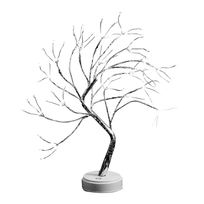 20" Bonsai Tree Light – USB/Battery Operated Table Lamp with Touch Switch for Home & Events - Image 2
