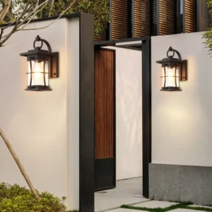 Elegant Black Wall Lamp – Classic Design with Romantic Ambient Lighting