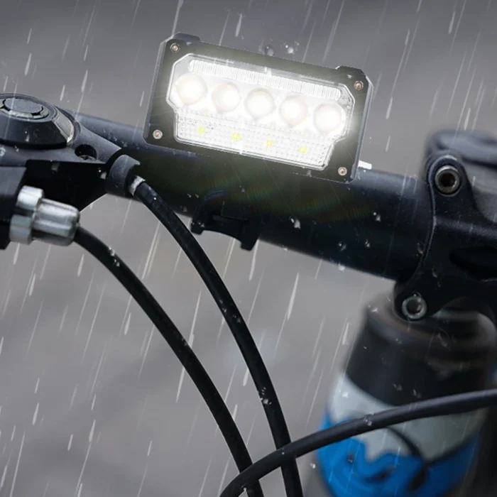 Super Bright Bicycle Front Light – 5-Level Dimmable Bike Flashlight & Headlight
