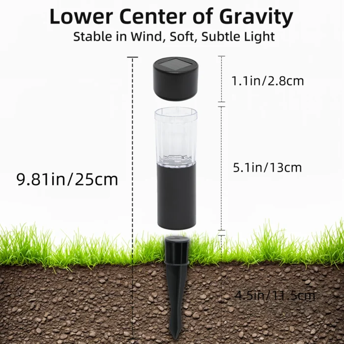 20 Pack Small Solar Pathway Lights – 3000K Warm White, Dusk to Dawn Auto On/Off - Image 4