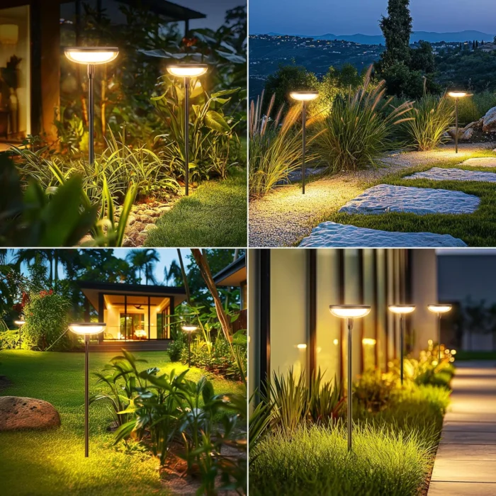 6-Pack Solar Path Lights – 31" Tall, 40 Lumens, Auto On/Off for Yard & Patio - Image 6