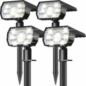 Swiatla 56 LED Solar Lights – IP68 Waterproof Outdoor Spotlights with 3 Modes