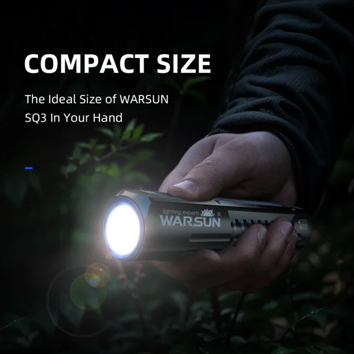 WARSUN Rechargeable LED Flashlight – SQ03 Super Bright with 8 Lighting Modes - Image 4