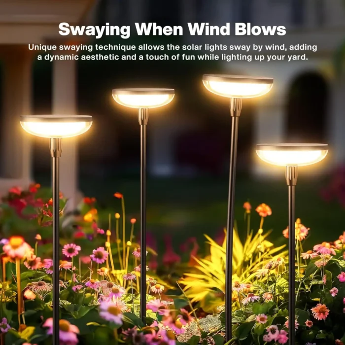 6-Pack Solar Path Lights – 31" Tall, 40 Lumens, Auto On/Off for Yard & Patio - Image 5