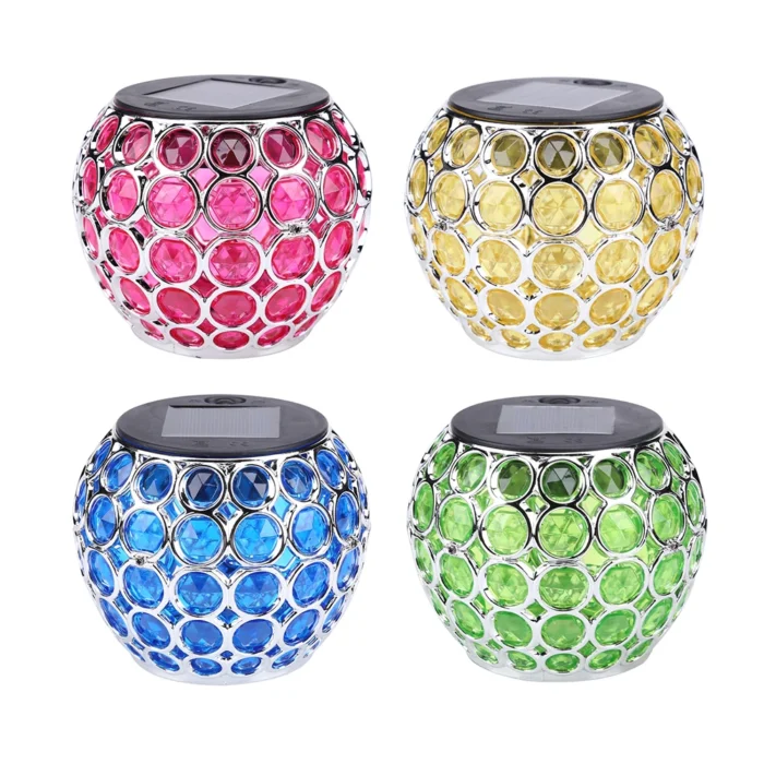 Solar LED Hollow Hanging Ball Light – Waterproof Outdoor Garden Peacock Lamp - Image 2