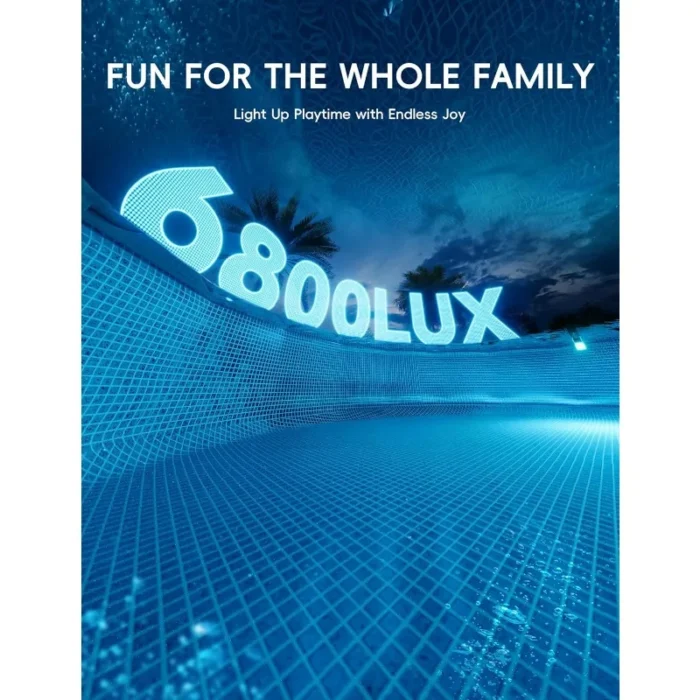 Solar LED Pool Lights – 10-Color Light for Metal Frame Above Ground Pools - Image 4
