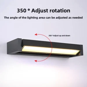 LED Outdoor Porch Light Sconces – Waterproof Exterior Wall Fixtures for Patio & Doorway
