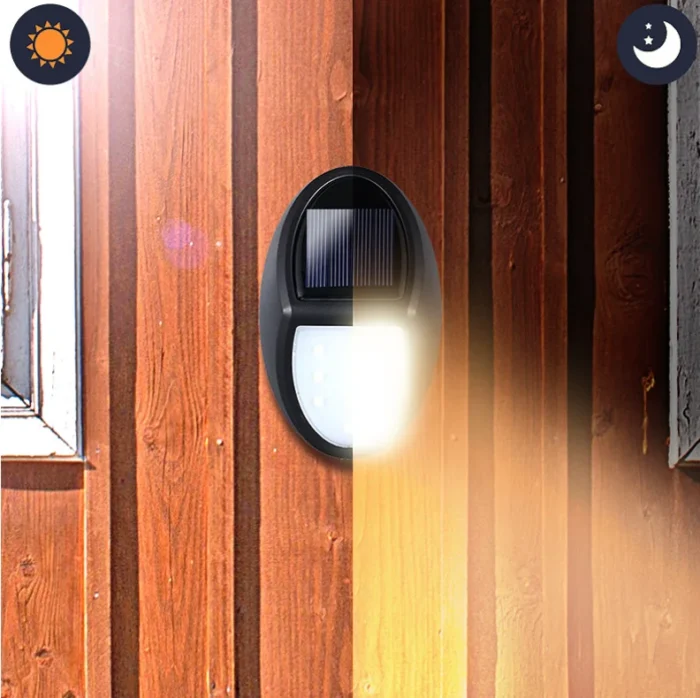 Solar Wall Lamp – Waterproof No-Wiring Step Light for Villa, Staircase & Courtyard Decoration - Image 6