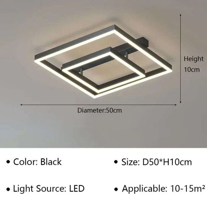 Modern LED Ceiling Chandelier – Creative Design Light Fixture for Living, Dining & Bedroom - Image 15