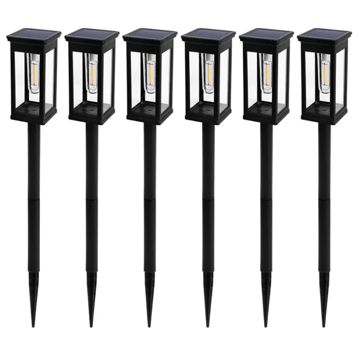 Retro Solar Pathway Warm Lights – Waterproof Outdoor Solar Powered Garden & Walkway Lighting - Image 12