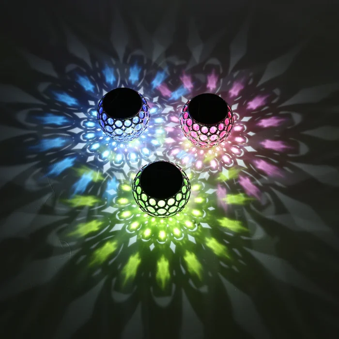 Solar LED Hollow Hanging Ball Light – Waterproof Outdoor Garden Peacock Lamp - Image 6