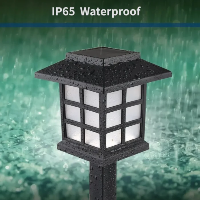 2-Pack Solar Pathway Lights – Waterproof Garden Lamps for Patio & Walkway - Image 4