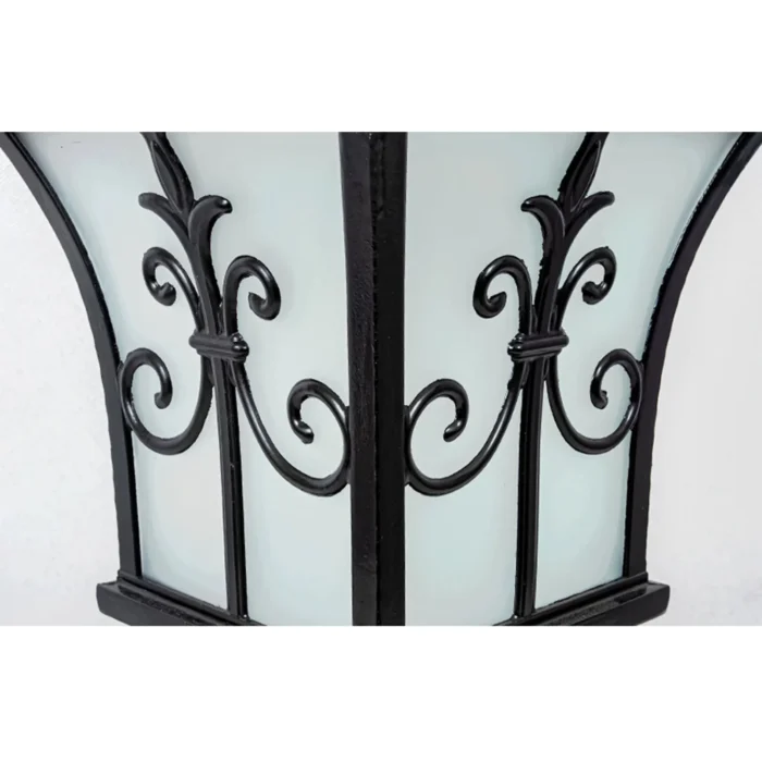 LED Solar Post Light – Vintage Outdoor Fixture with Dusk to Dawn Sensor for Garden & Entrance - Image 2