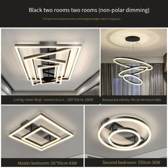 Modern LED Ceiling Chandelier – Creative Design Light Fixture for Living, Dining & Bedroom - Image 7