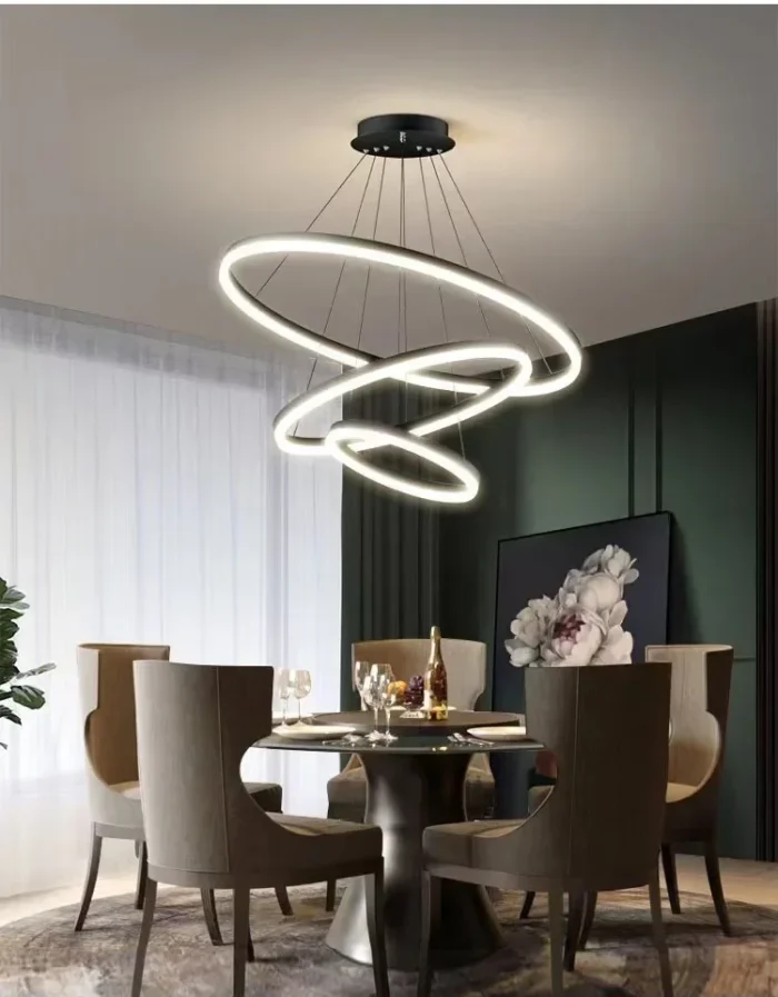 Modern LED Ceiling Chandelier – Creative Design Light Fixture for Living, Dining & Bedroom - Image 10