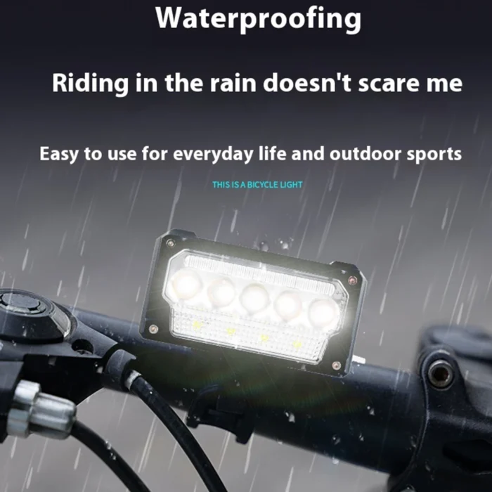 Super Bright Bicycle Front Light – 5-Level Dimmable Bike Flashlight & Headlight - Image 4