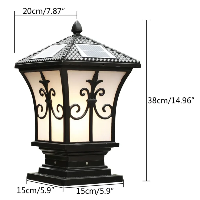 Solar LED Post Light – Waterproof Black Outdoor Garden Pillar Lantern









Ask ChatGPT - Image 5