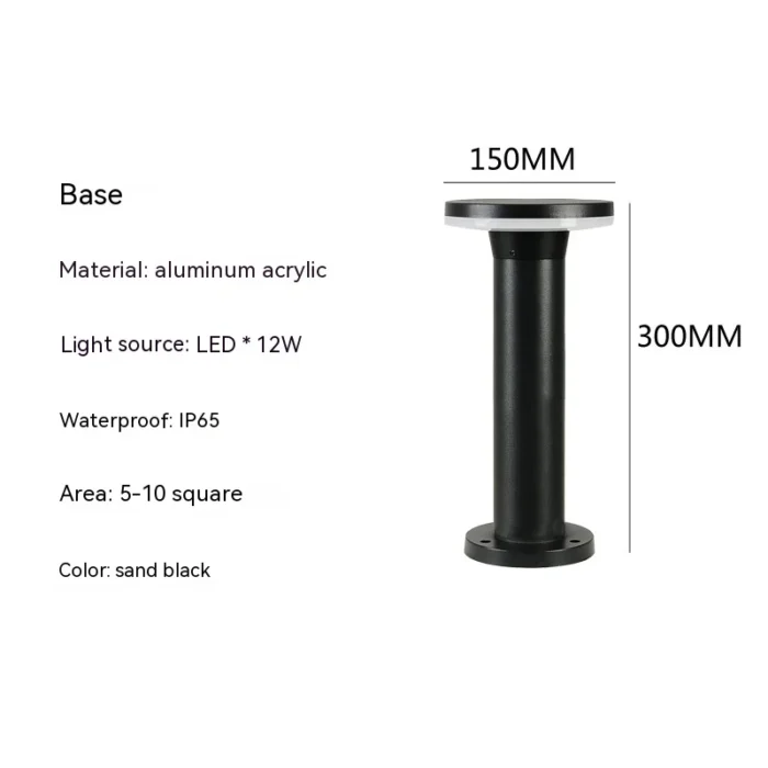 Outdoor Waterproof IP65 LED Lawn Lamp – 10W Aluminum Pillar, 30/60CM, AC85-265V - Image 14