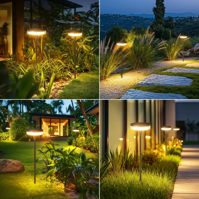 6-Pack Solar Pathway & Garden Lights – Auto On/Off for Lawn, Patio & Walkway Decor - Image 6